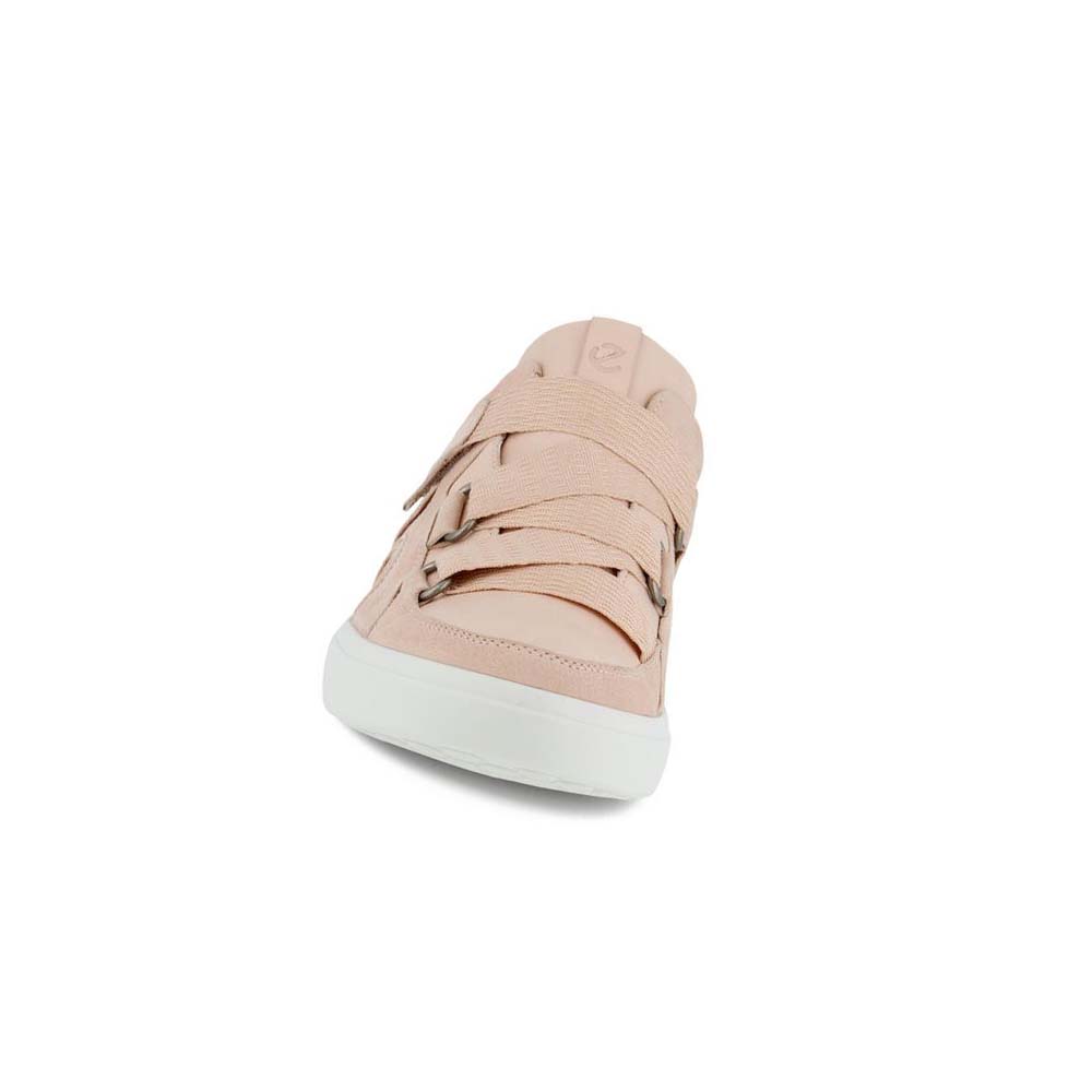 Women's Ecco Soft 7 Wedge Sneakers Pink / Rose | Canada 248NWY